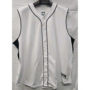 3XL Holloway Shirt White/Black Baseball jersey Blank.